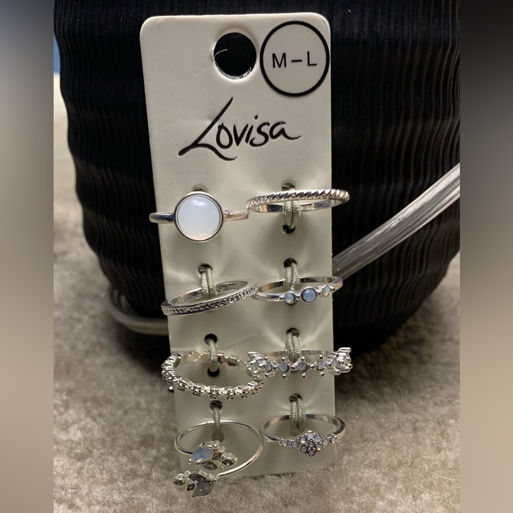 🤍 Lovisa rings, M - L size